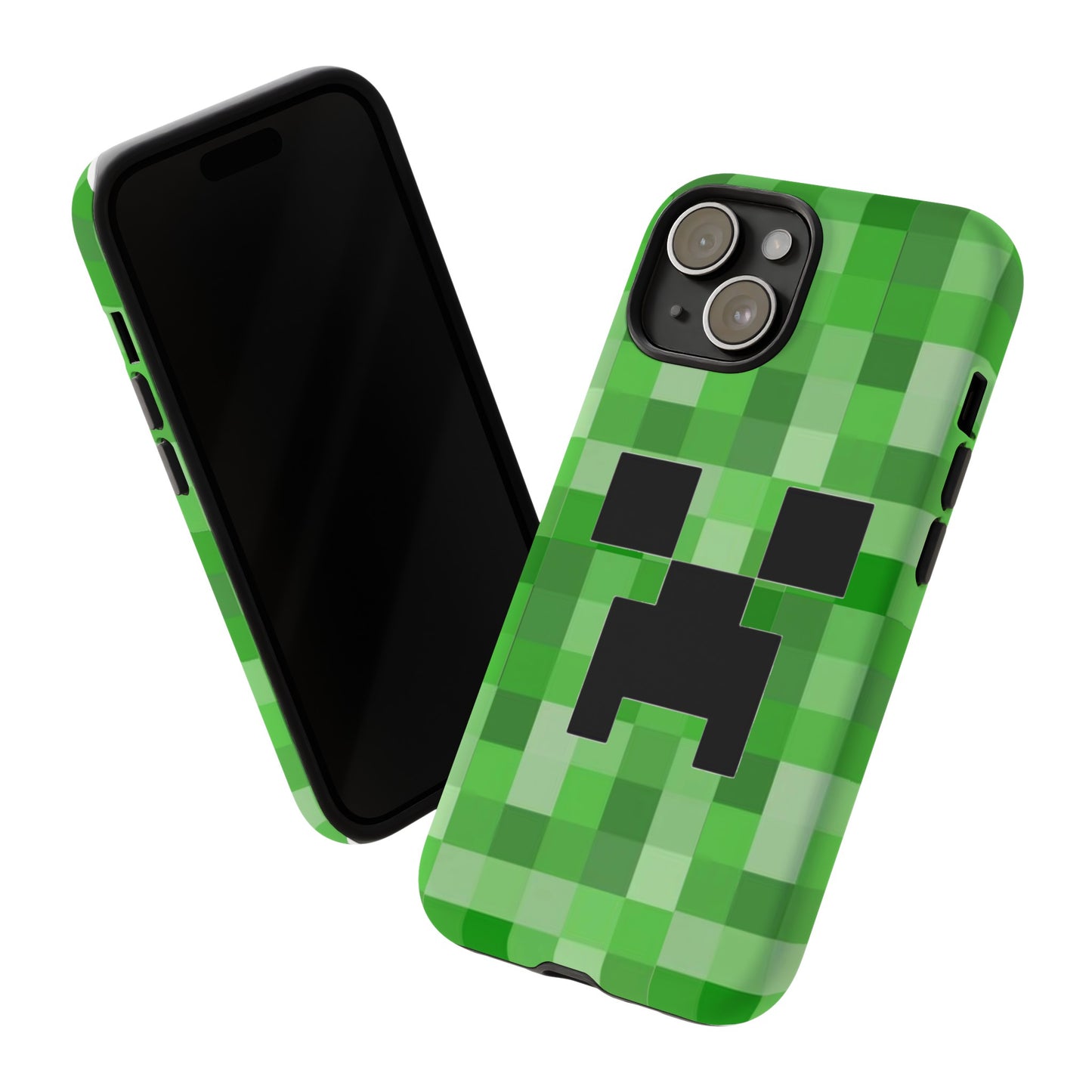 Creeper Minecraft Rugged Phone Case for IPhone, Samsung, Google