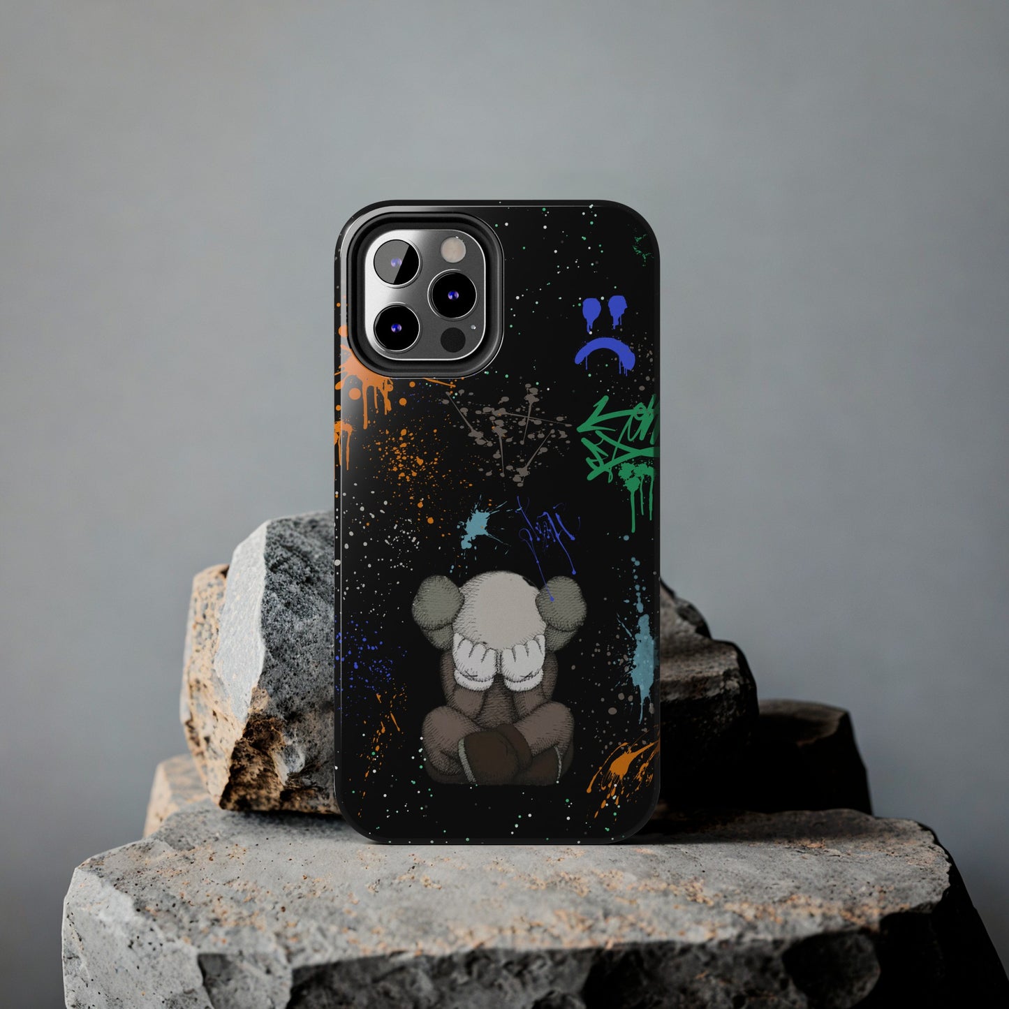 Kaws Graffiti Rugged Phone Case for iPhone and Samsung