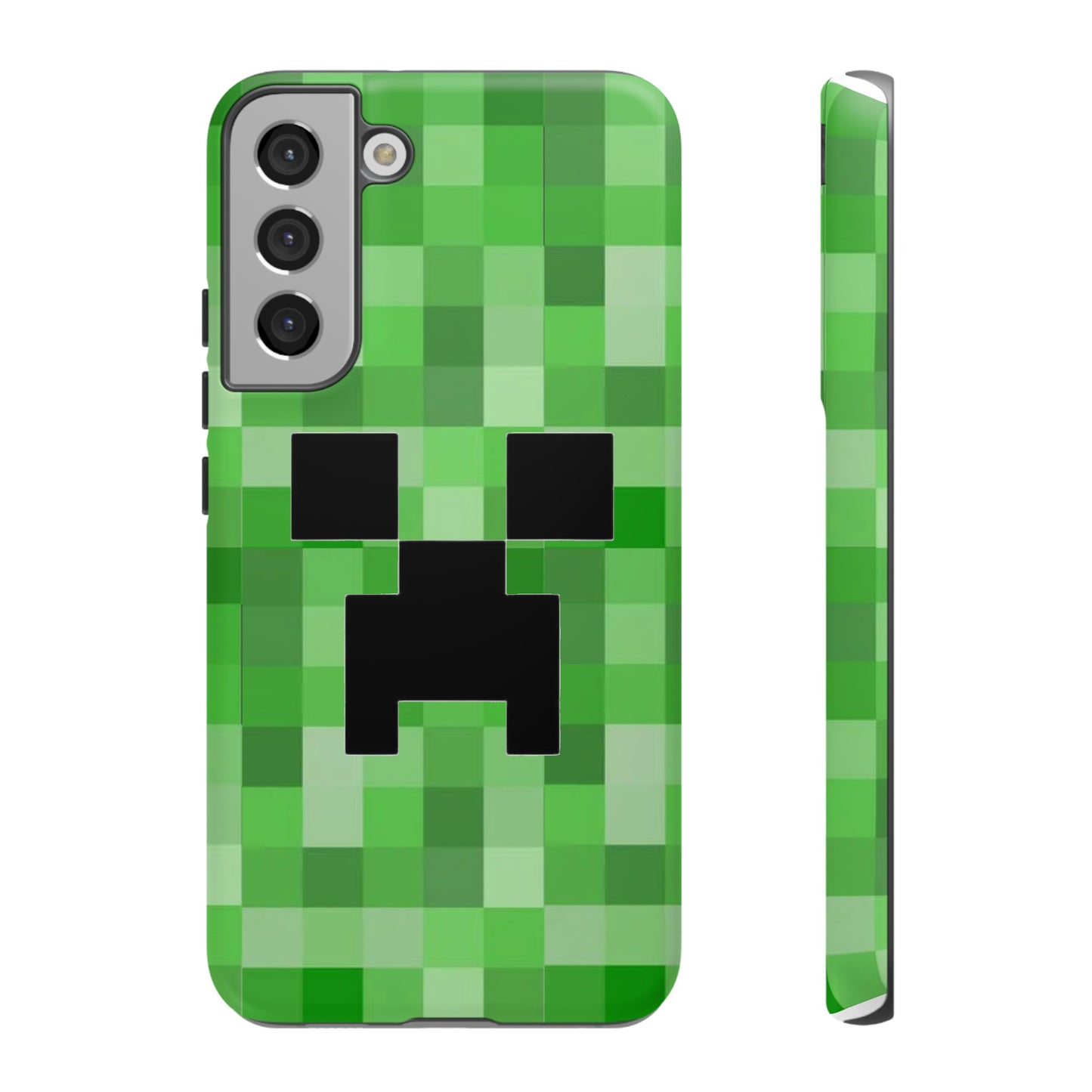 Creeper Minecraft Rugged Phone Case for IPhone, Samsung, Google