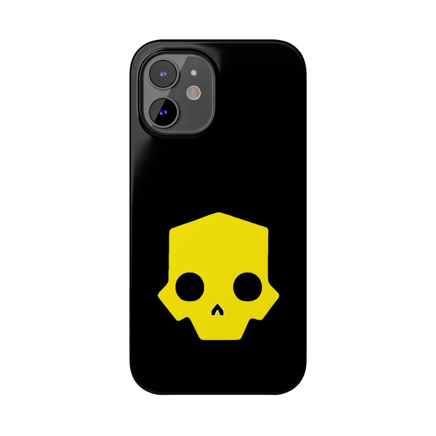 Helldivers 2 Slim iPhone Case Yellow Skull