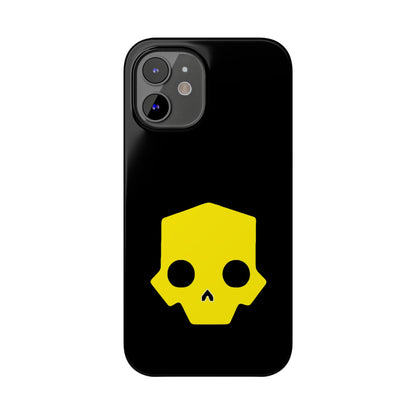 Helldivers 2 Slim iPhone Case Yellow Skull