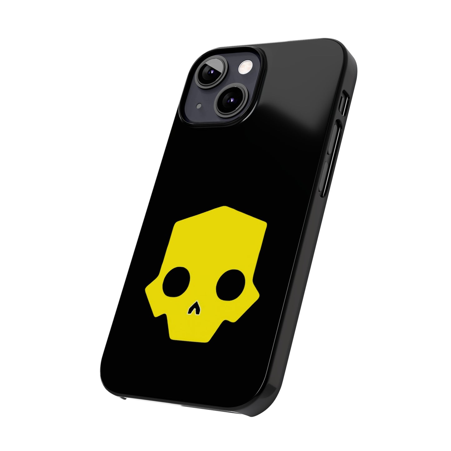 Helldivers 2 Slim iPhone Case Yellow Skull