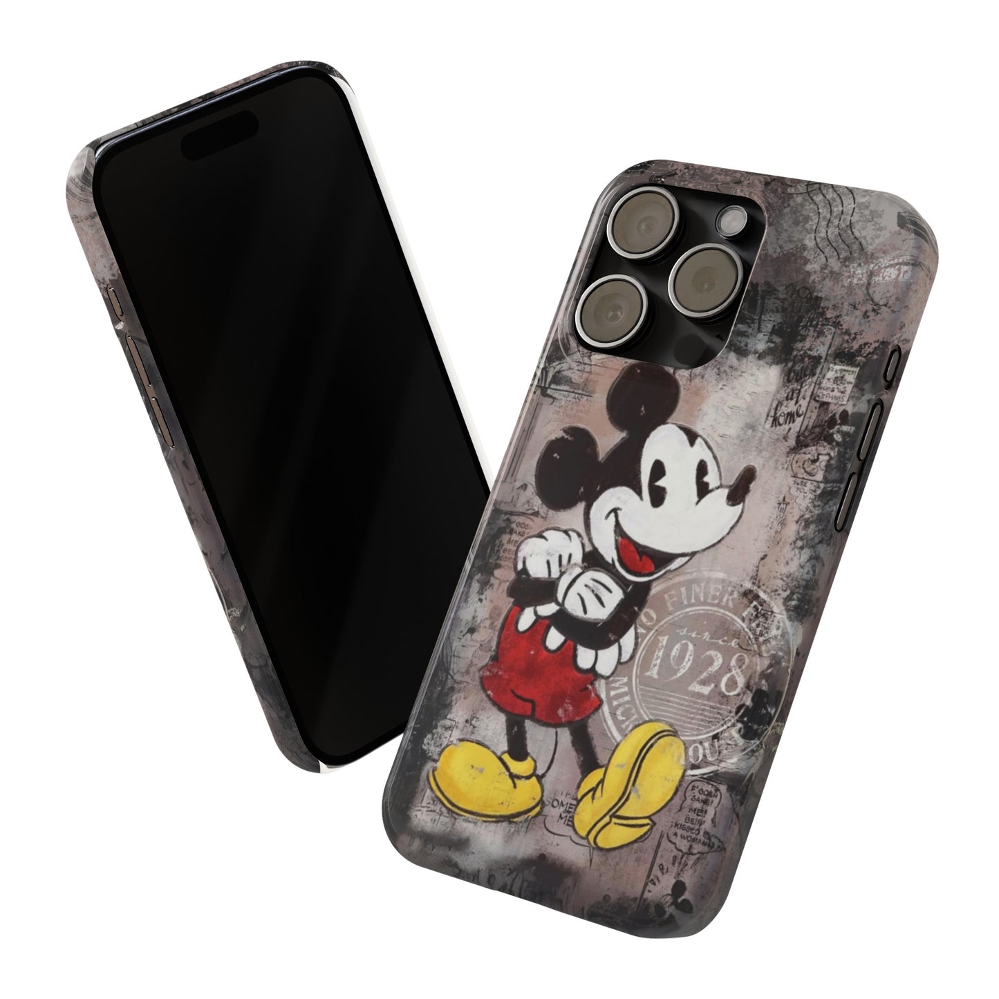 Vintage Style Mickey Slim iPhone Case