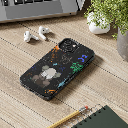 Kaws Graffiti Rugged Phone Case for iPhone and Samsung