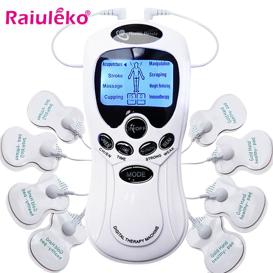 TENS Unit Professional Physiotherapy Massager  Instrument Pulse Massage Muscle Relax Stimulator Therapy