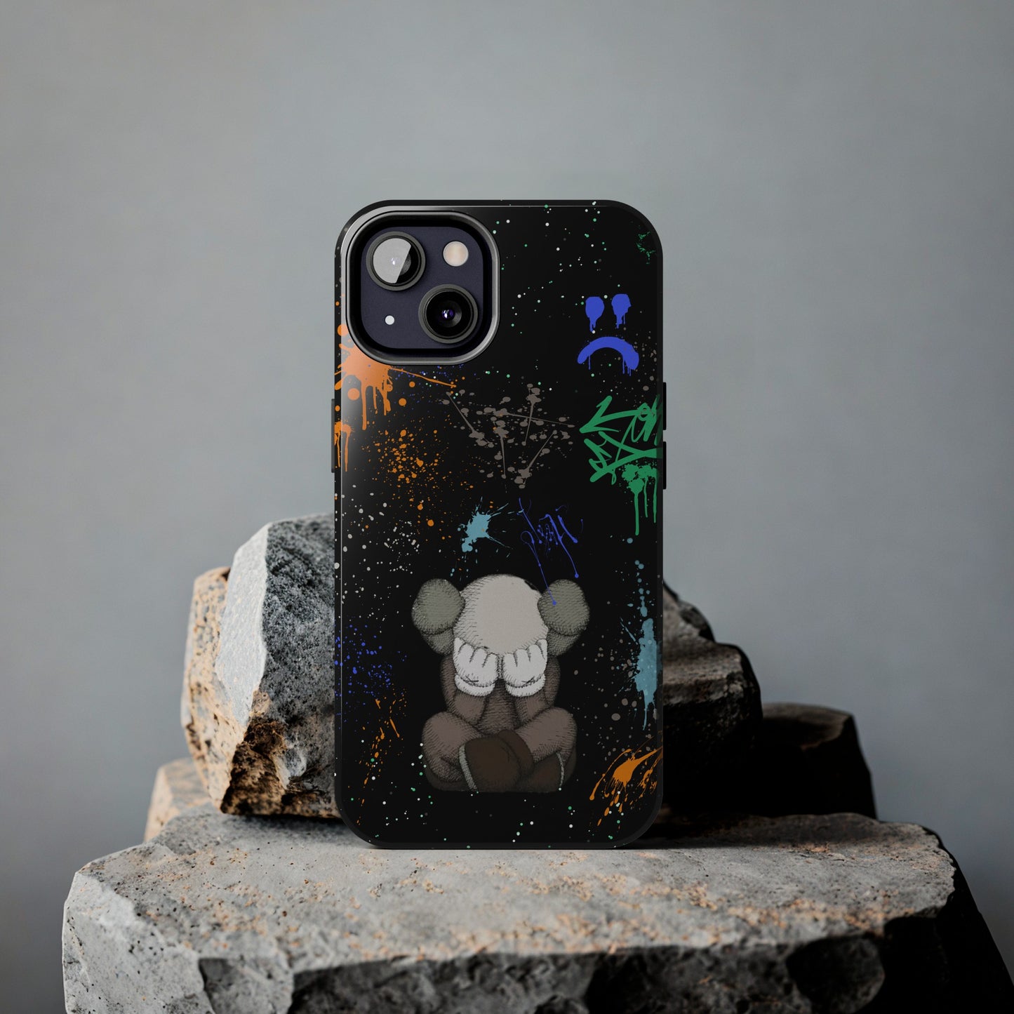 Kaws Graffiti Rugged Phone Case for iPhone and Samsung