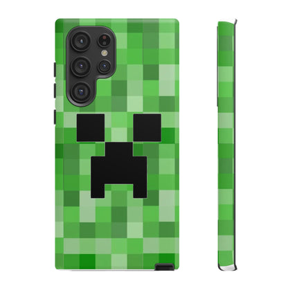 Creeper Minecraft Rugged Phone Case for IPhone, Samsung, Google