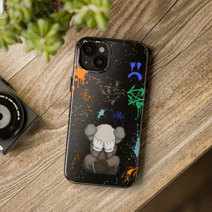 Kaws Graffiti Rugged Phone Case for iPhone and Samsung