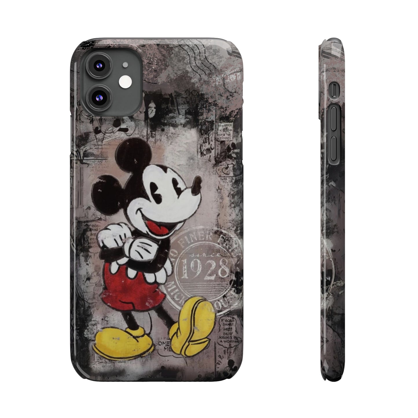 Vintage Style Mickey Slim iPhone Case