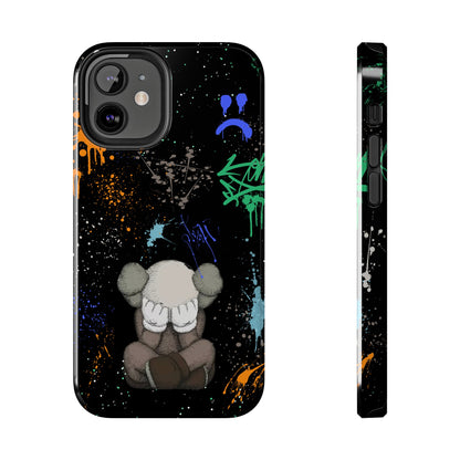 Kaws Graffiti Rugged Phone Case for iPhone and Samsung