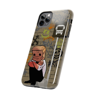 Paper Bag Man Graffiti Punk Aesthetic Retro Style iPhone Case