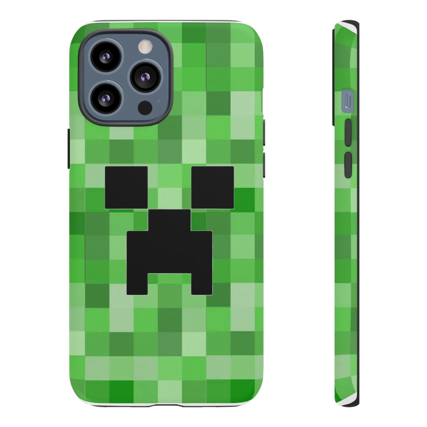 Creeper Minecraft Rugged Phone Case for IPhone, Samsung, Google