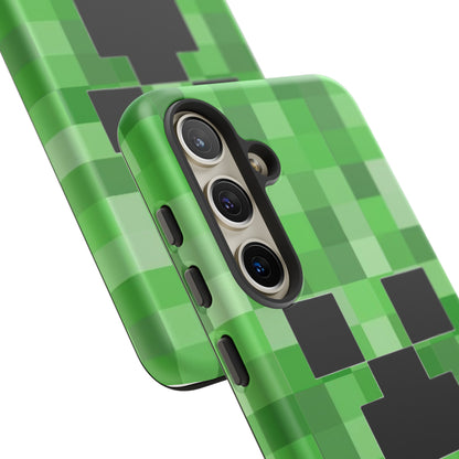 Creeper Minecraft Rugged Phone Case for IPhone, Samsung, Google