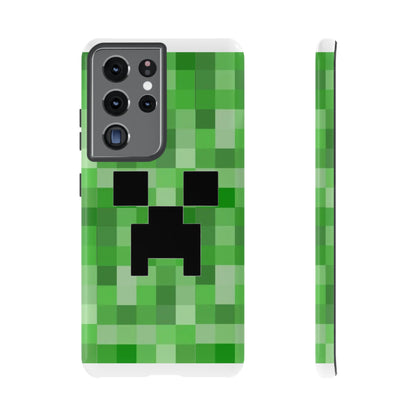 Creeper Minecraft Rugged Phone Case for IPhone, Samsung, Google