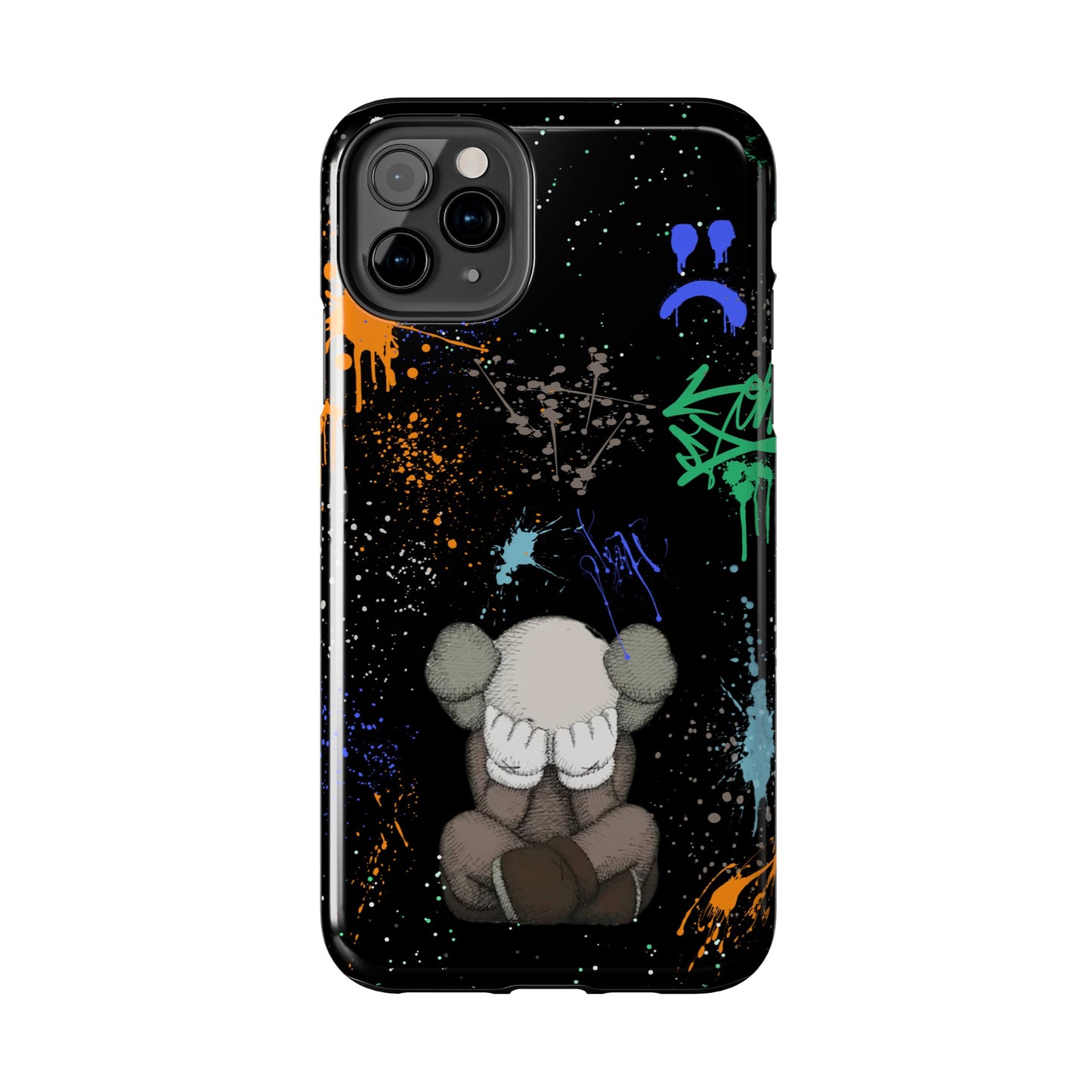 Kaws Graffiti Rugged Phone Case for iPhone and Samsung