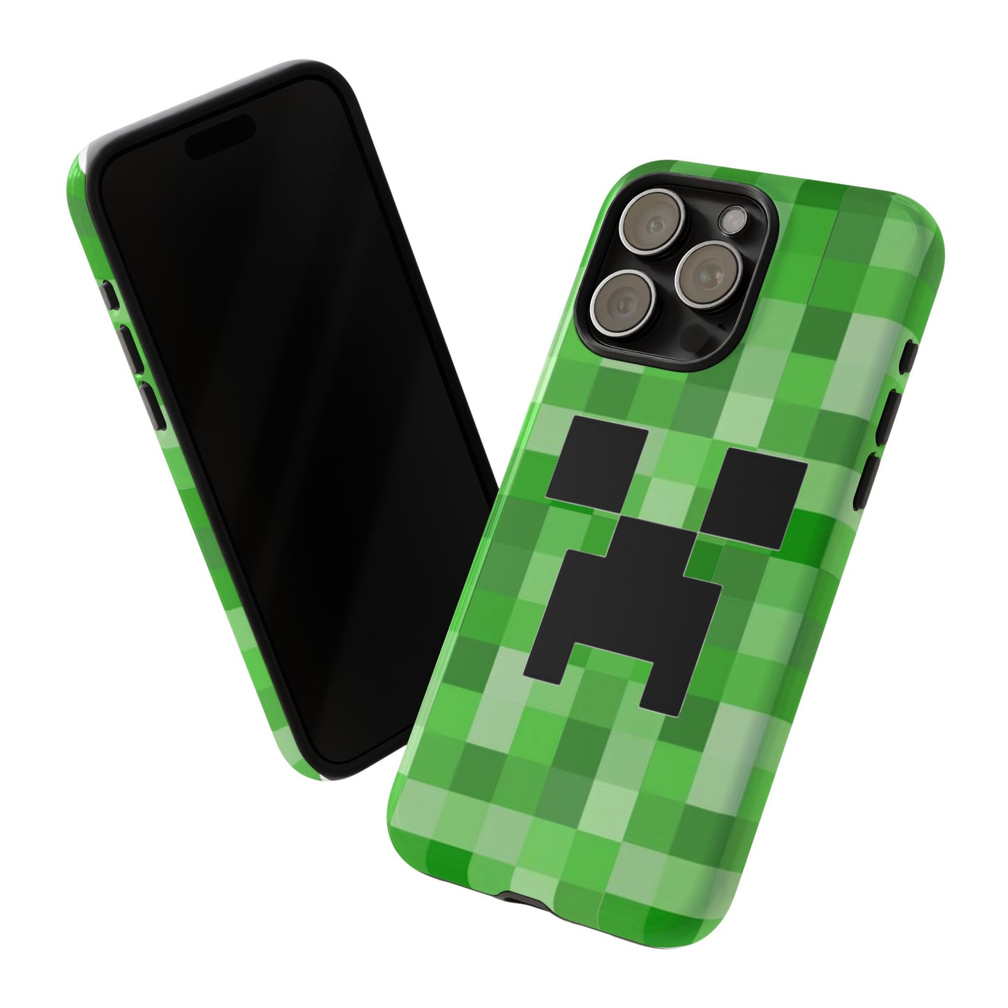 Creeper Minecraft Rugged Phone Case for IPhone, Samsung, Google