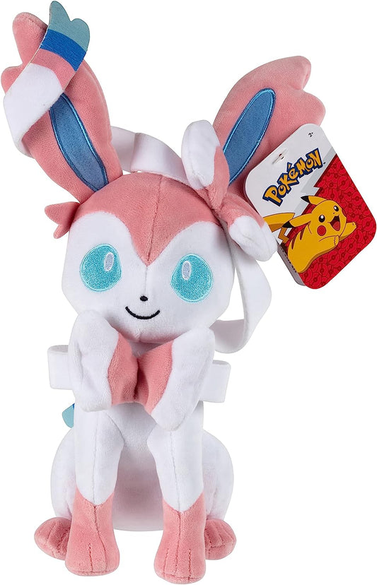 20cm Pokemon Sylveon Plush Toy Kawaii Anime Eevee Espeon Jolteon Vaporeon Stuffed Animal Doll for Children Christmas Gift