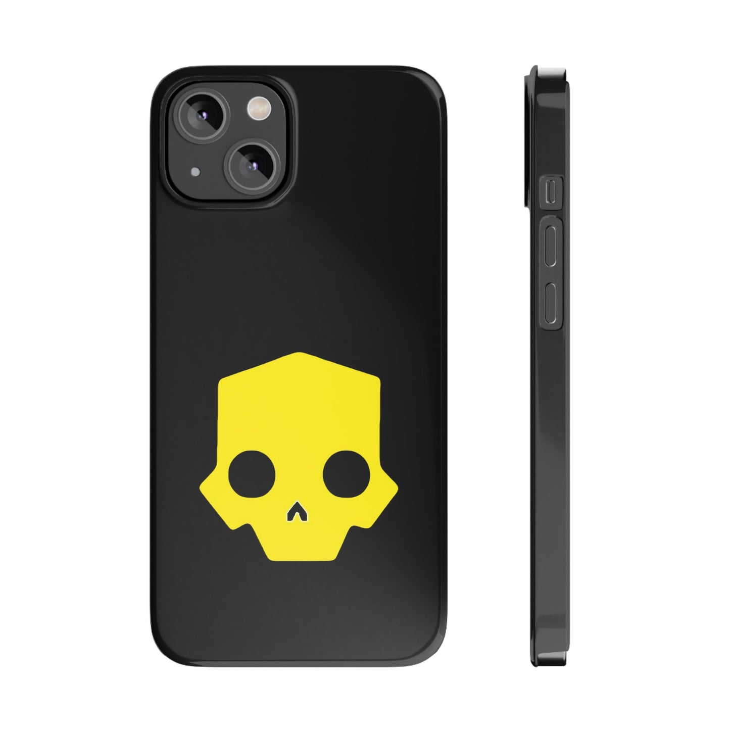 Helldivers 2 Slim iPhone Case Yellow Skull