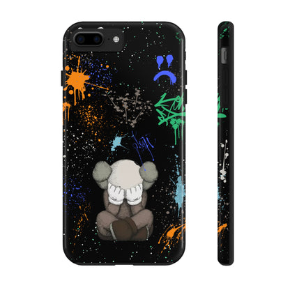 Kaws Graffiti Rugged Phone Case for iPhone and Samsung