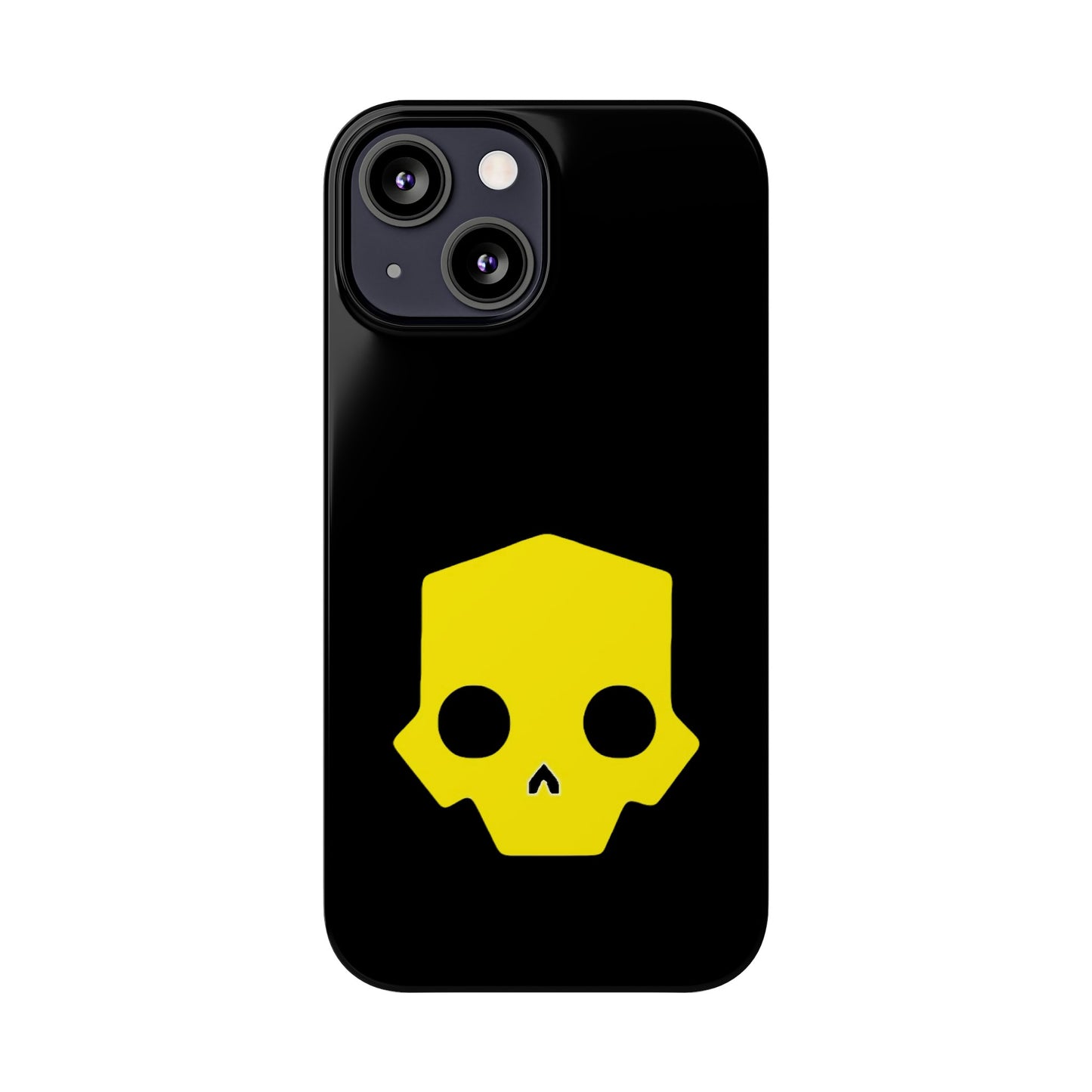 Helldivers 2 Slim iPhone Case Yellow Skull