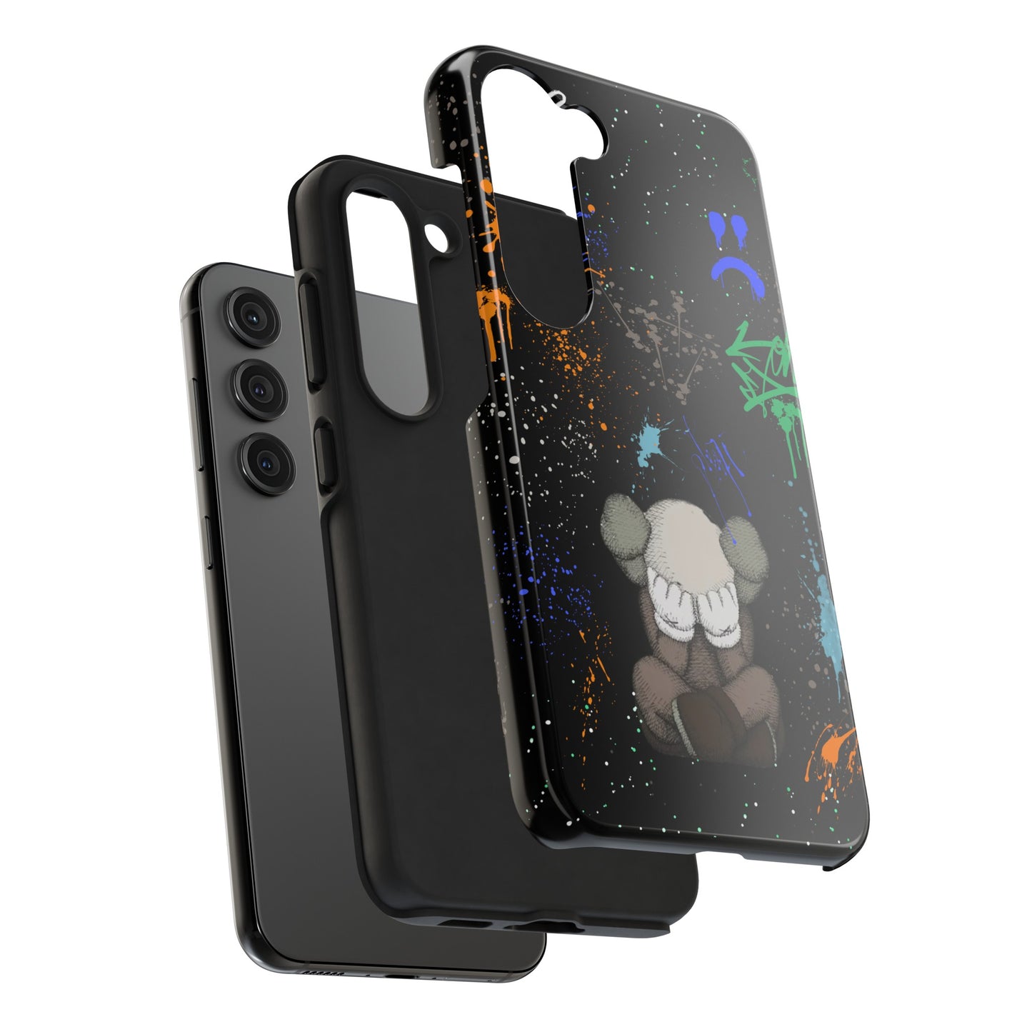 Kaws Graffiti Rugged Phone Case for iPhone and Samsung