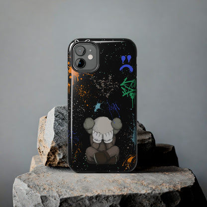 Kaws Graffiti Rugged Phone Case for iPhone and Samsung