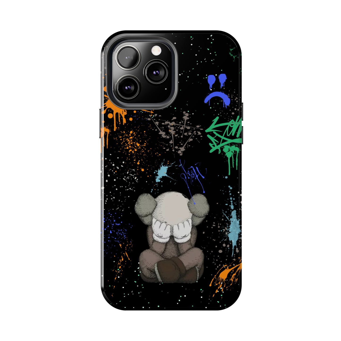 Kaws Graffiti Rugged Phone Case for iPhone and Samsung