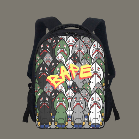 Trending Bape Punk Grunge Backpack Laptop Bag