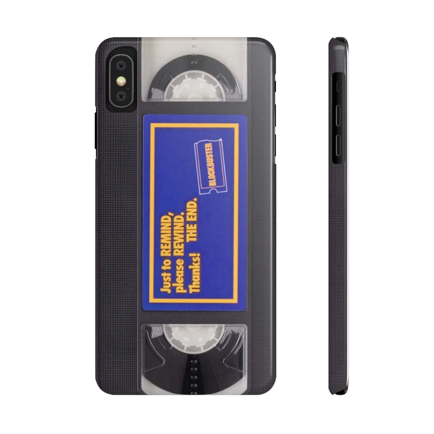 Vintage Original Blockbuster VHS Retro iPhone Case