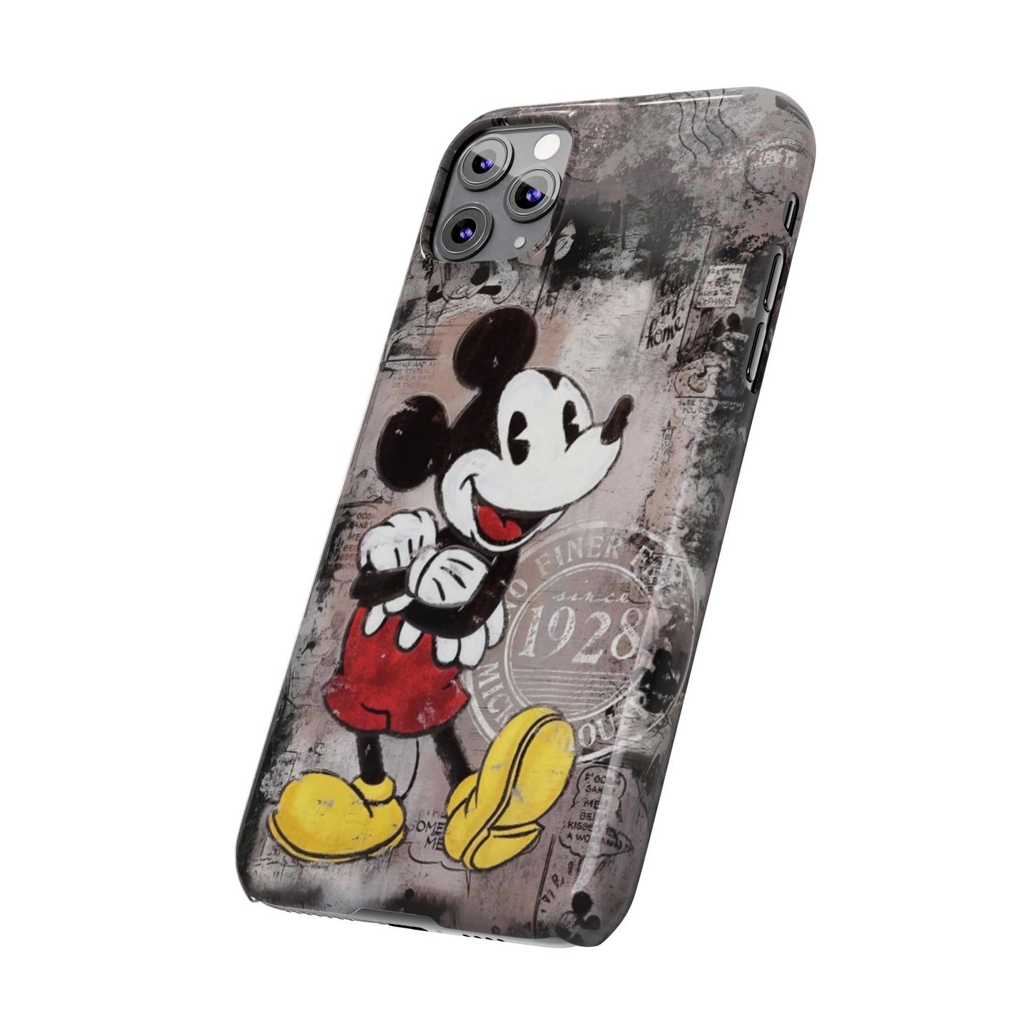 Vintage Style Mickey Slim iPhone Case