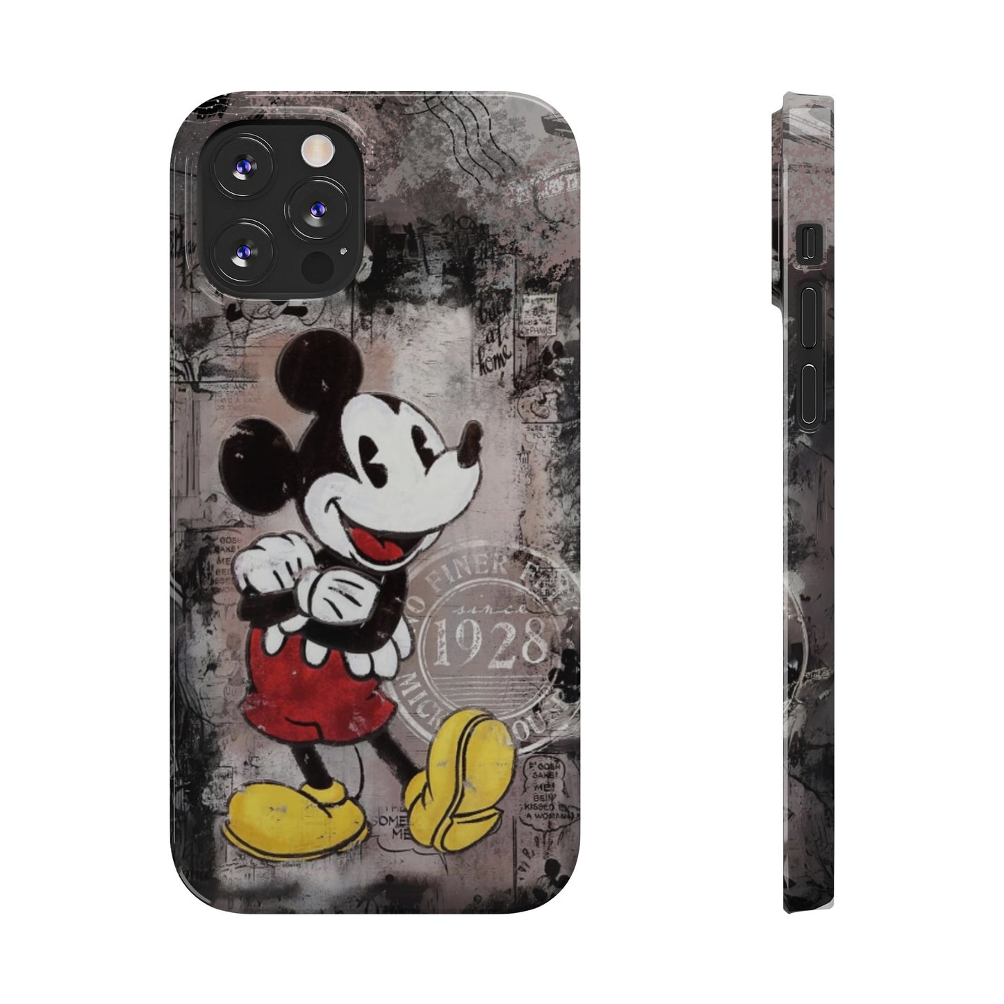 Vintage Style Mickey Slim iPhone Case