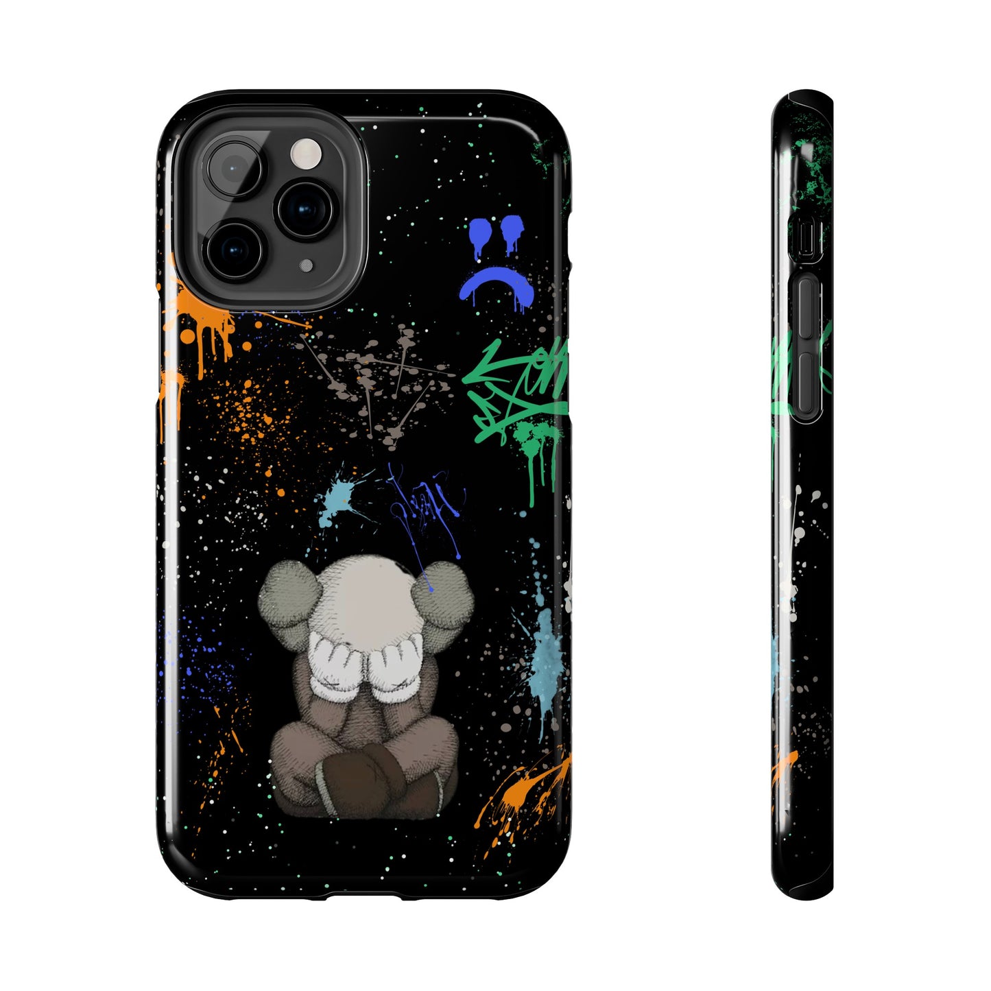 Kaws Graffiti Rugged Phone Case for iPhone and Samsung