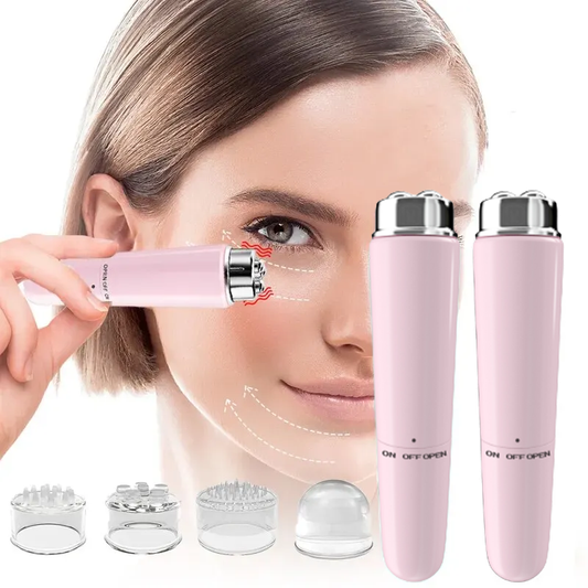 4 In 1 Electric Facial Massager Micro Vibration Eye Beauty Instrument For Relax Eye Dark Circles Eye Bags Puffiness Eye Massage