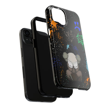 Kaws Graffiti Rugged Phone Case for iPhone and Samsung