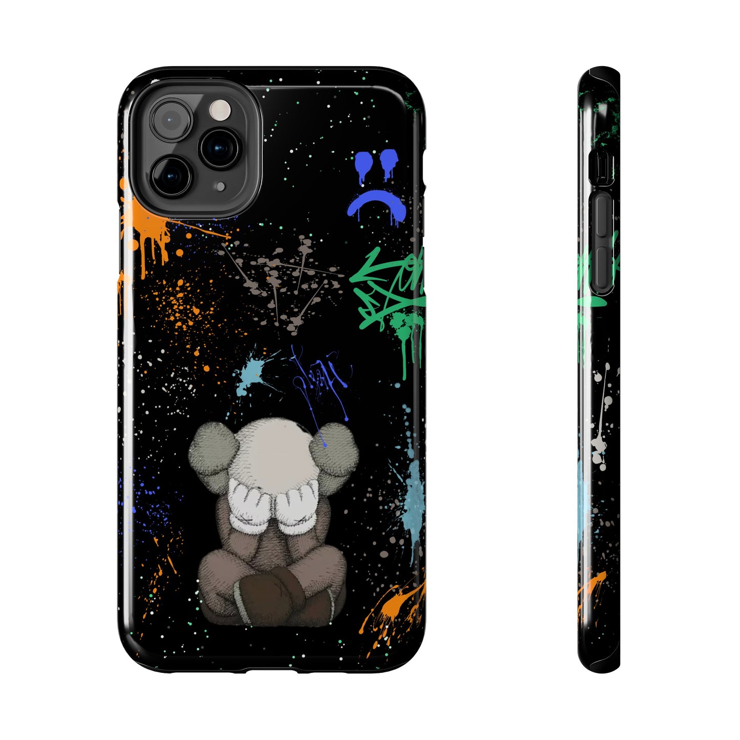 Kaws Graffiti Rugged Phone Case for iPhone and Samsung