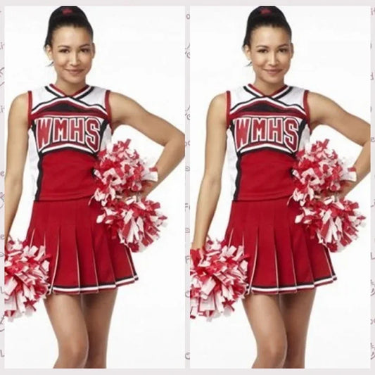 cheerleader adult costume for Halloween, cosplay, parties and stage performance for women