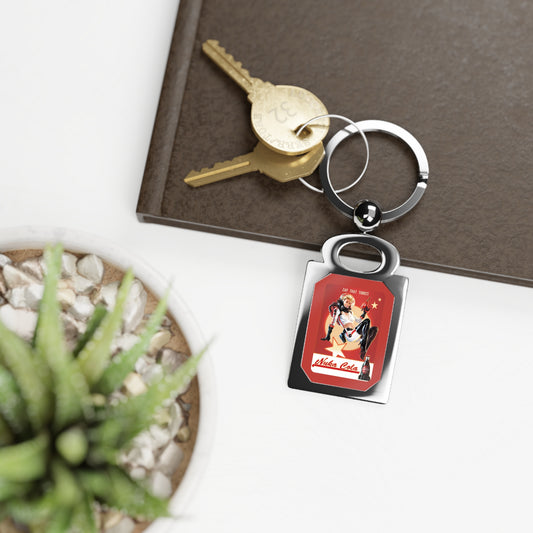 Fallout Nuka Cola Girl Keyring Keychain