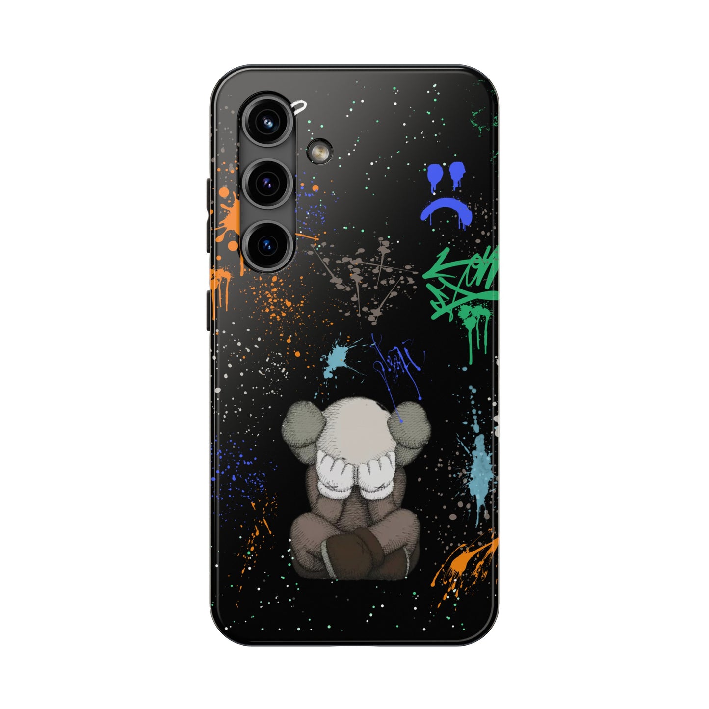 Kaws Graffiti Rugged Phone Case for iPhone and Samsung