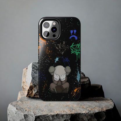 Kaws Graffiti Rugged Phone Case for iPhone and Samsung