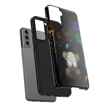 Kaws Graffiti Rugged Phone Case for iPhone and Samsung