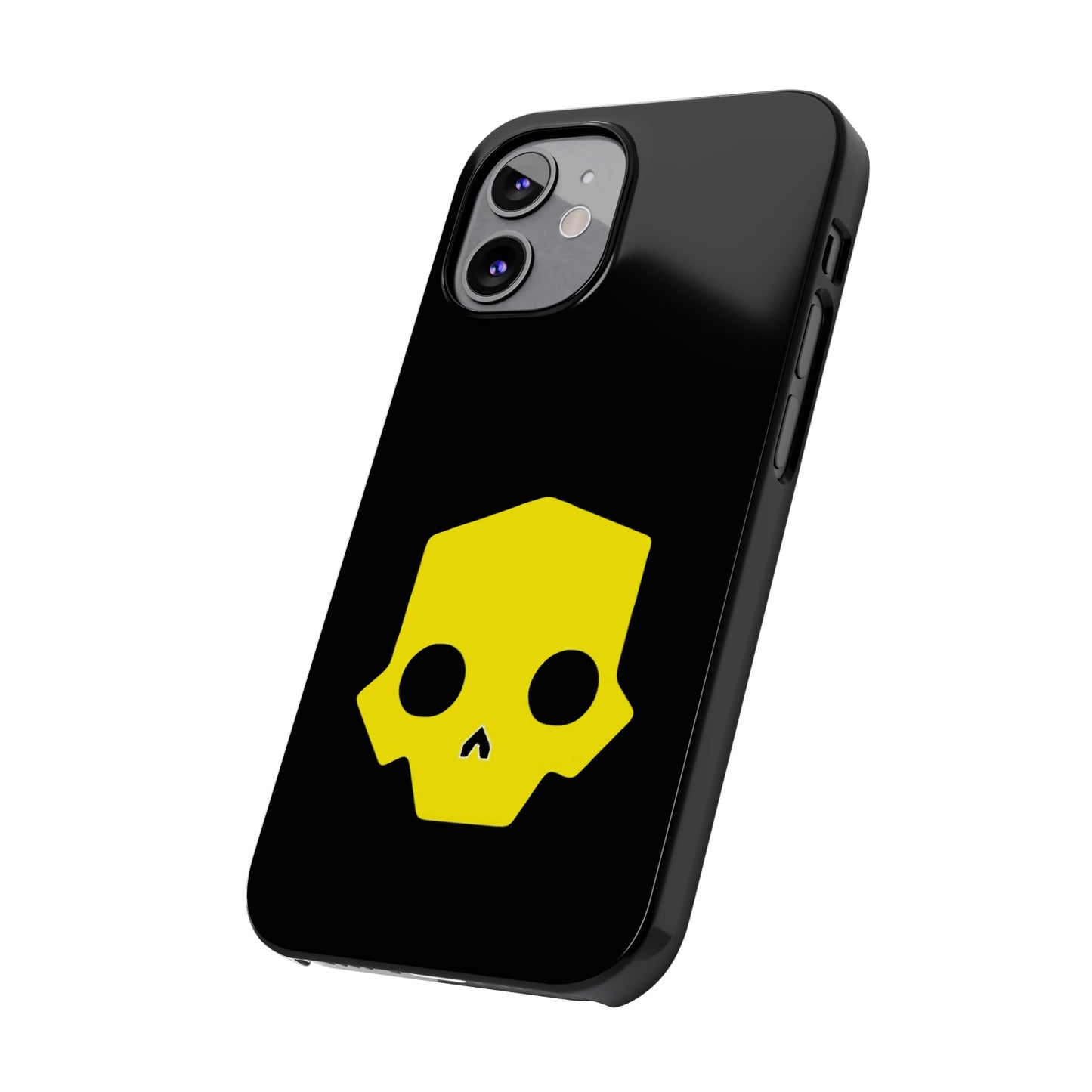 Helldivers 2 Slim iPhone Case Yellow Skull