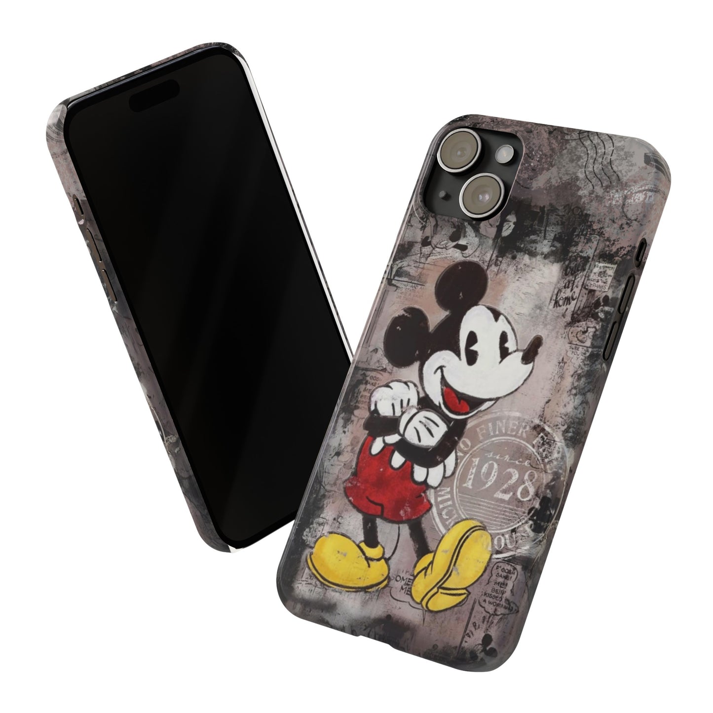 Vintage Style Mickey Slim iPhone Case