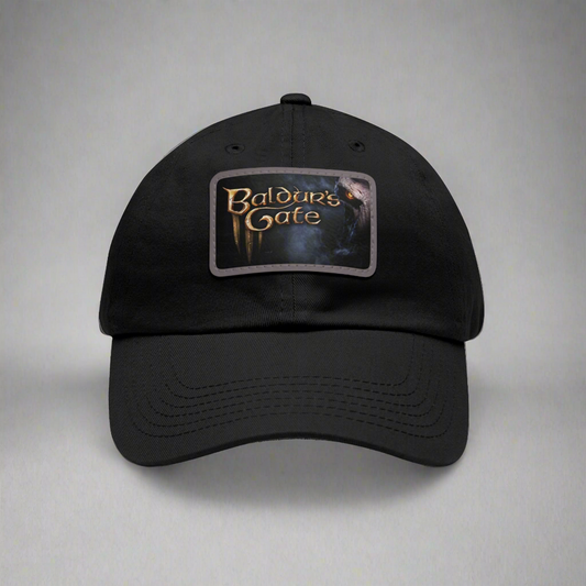 Baldurs Gate 3 Leather Patch Baseball Cap