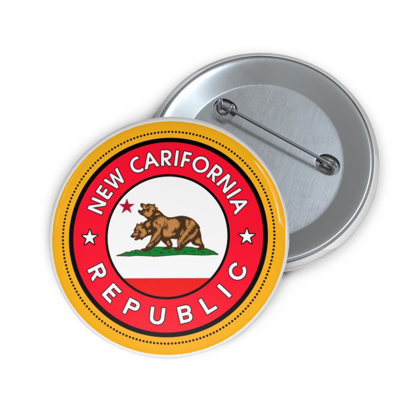 Fallout Pin Button New California Republic