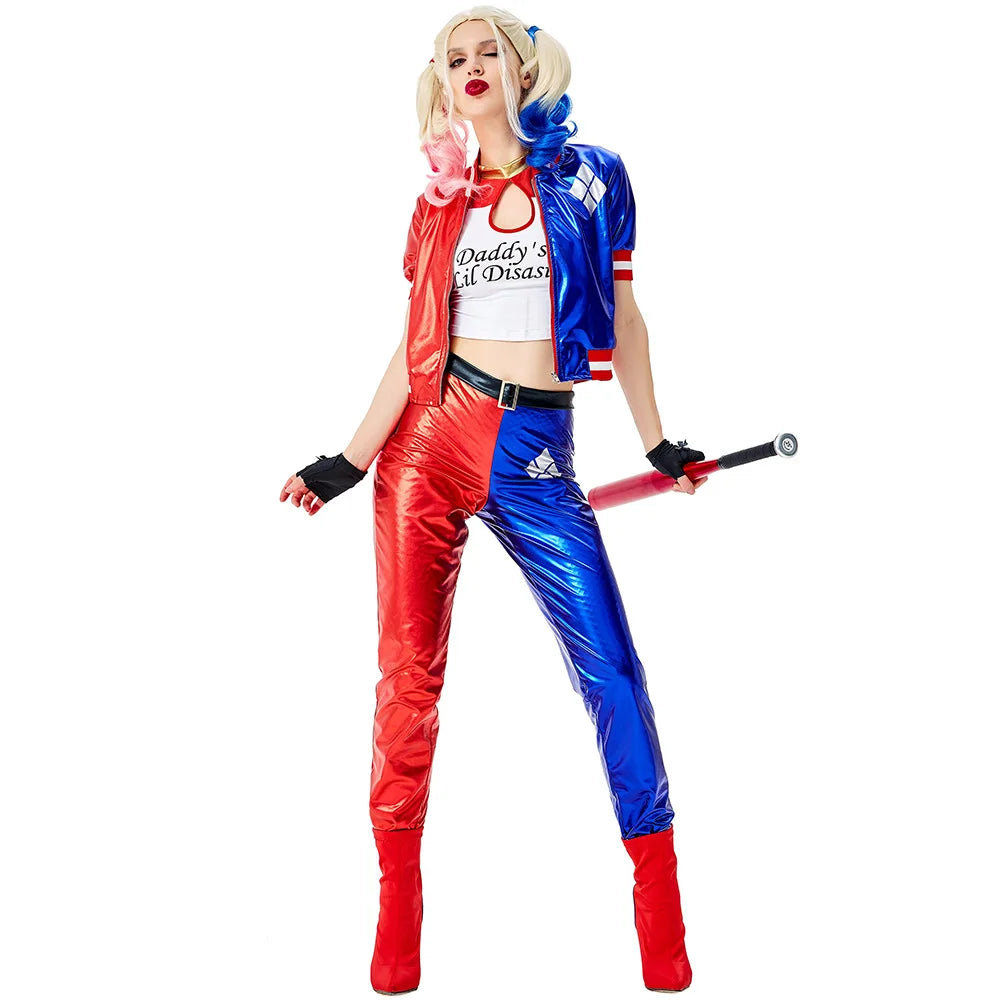 Suicide Squad Harley Quinn Costume for Cosplay, Halloween, Party, Comic Con, and more