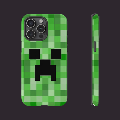 Creeper Minecraft Rugged Phone Case for IPhone, Samsung, Google