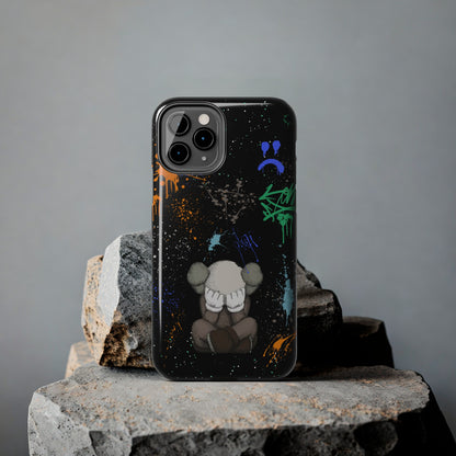 Kaws Graffiti Rugged Phone Case for iPhone and Samsung