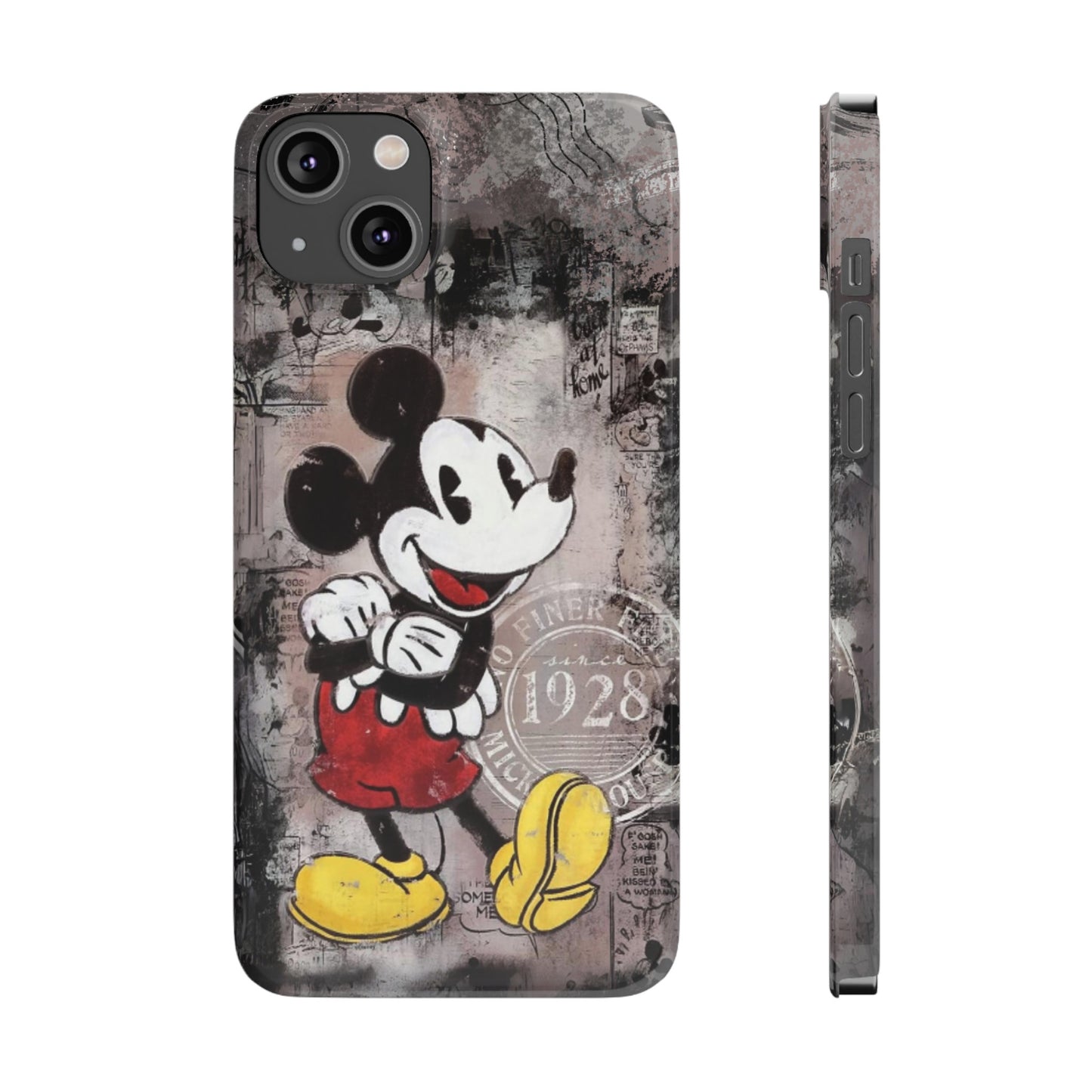 Vintage Style Mickey Slim iPhone Case