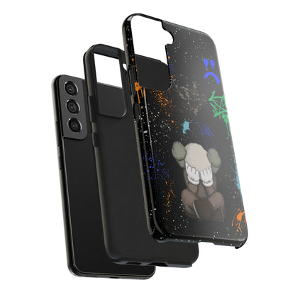 Kaws Graffiti Rugged Phone Case for iPhone and Samsung