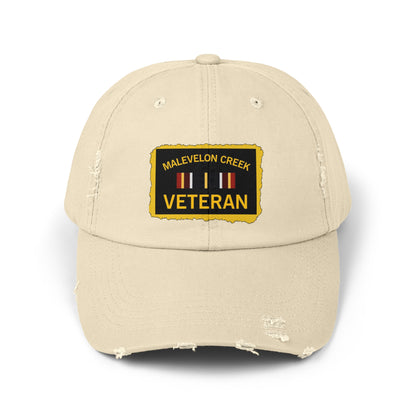 Helldivers 2 Malevelon Creek Veteran Unisex Hat Distressed Cap Gamer Merch